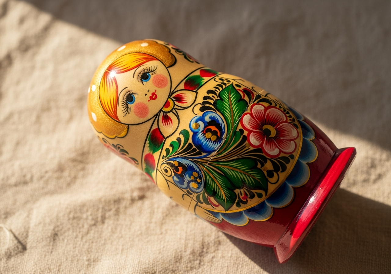 Расписная матрёшка